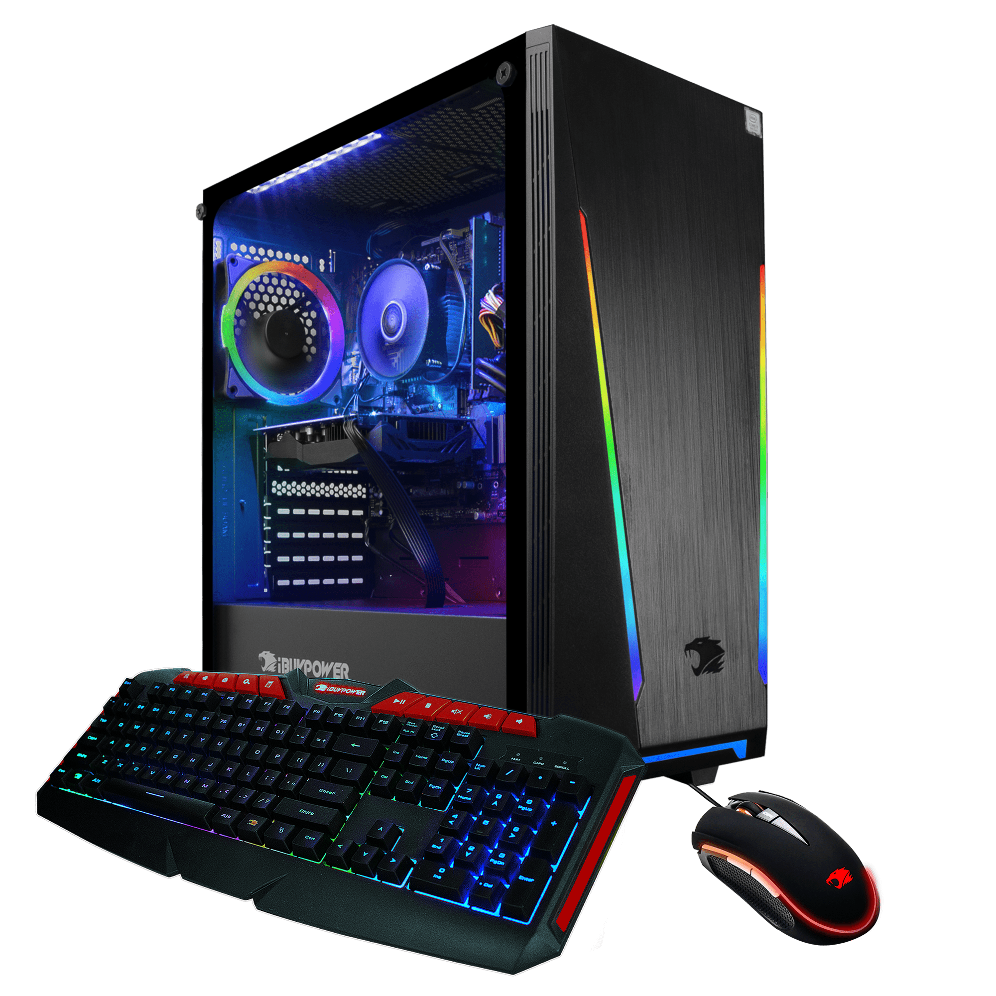 iBUYPOWER Trace 9100W Gaming Desktops, AMD Ryzen 3, 8GB, 1TB HD, 120GB SSD, Black iBUYPOWER Trace 9100W Gaming Desktops, AMD Ryzen 3, 8GB, 1TB HD, 120GB SSD, Black