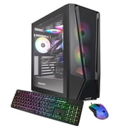 iBUYPOWER Trace Mesh Gaming PC Desktop Liquid Cooled , AMD Ryzen 7 7700 , NVIDIA GeForce RTX 4060Ti , 16GB DDR5 RGB RAM , 1TB NVMe SSD , Black 2024