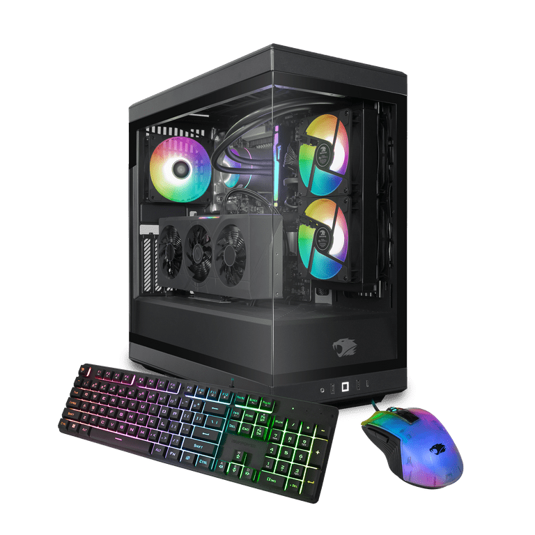 iBUYPOWER Y40 Gaming Desktop Liquid Cooled AMD Ryzen 7-7700