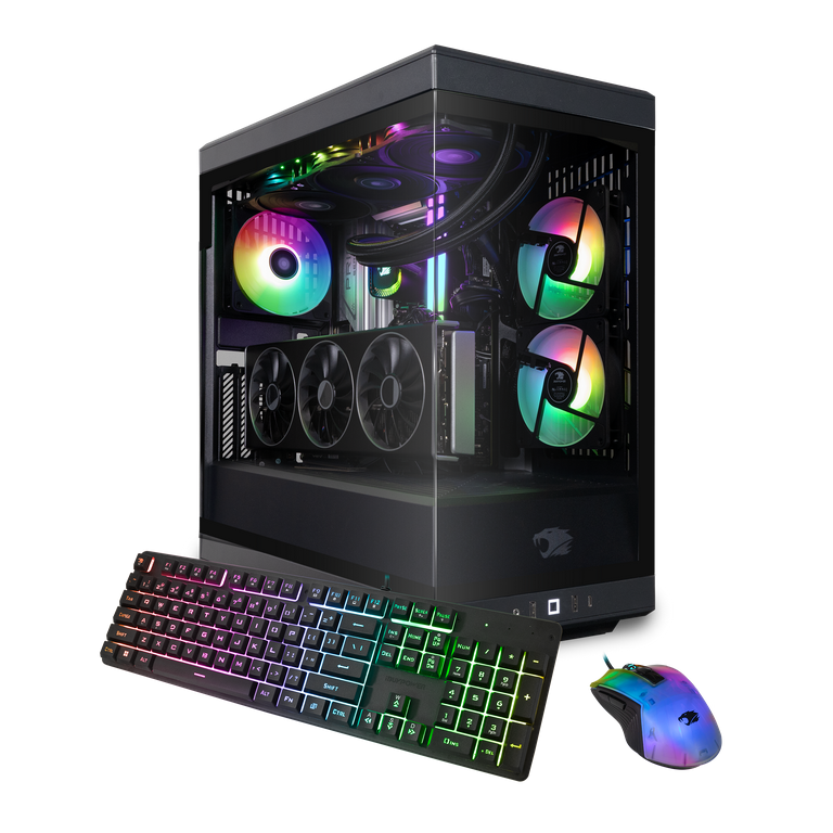 iBUYPOWER Y40 Gaming PC Desktop Liquid Cooled , AMD Ryzen 9 7900X 