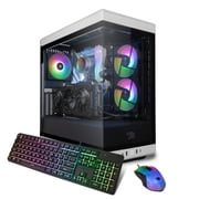 iBUYPOWER Y40 Gaming PC Desktop Computer AMD Ryzen 9 9900X Radeon RX 9070XT 16GB 32GB DDR5 5200MHz RAM 1TB NVMe SSD Windows 11 Home Gamer Keyboard Mo