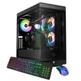thumbnail image 1 of iBUYPOWER Y40 PRO Black Gaming PC Desktop Computer AMD Ryzen 7 7800X3D CPU, NVIDIA GeForce RTX 5070Ti 16GB GPU, 32GB DDR5 RGB RAM, 2TB NVMe SSD, Windows 11 Home, Keyboard, Mouse - Black Y40BA7N57T01, 1 of 16