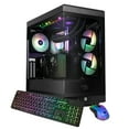 thumbnail image 1 of iBUYPOWER Y40 PRO Black Gaming PC Desktop Computer AMD Ryzen 7 9700X CPU, AMD Radeon RX 9070XT 16GB GPU, 32GB DDR5 RGB 5200MHz RAM, 1TB NVMe SSD Windows 11 Home Gamer Keyboard Mouse - Y40BA7R97XT02, 1 of 16