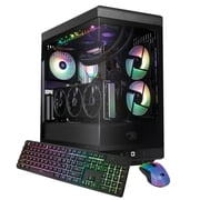 iBUYPOWER Y40 PRO Black Gaming PC Desktop Computer AMD Ryzen 9 9900X CPU, NVIDIA GeForce RTX 5080 16GB GPU, 32GB DDR5 RGB RAM, 2TB NVMe SSD, Windows 11 Home, Keyboard, Mouse - Black Y40BA9N5801