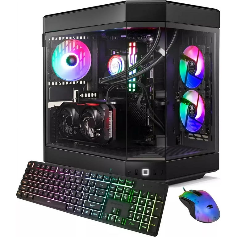 iBUYPOWER Y60 Black Gaming PC Computer Desktop Y60BA9N47TS03 (AMD