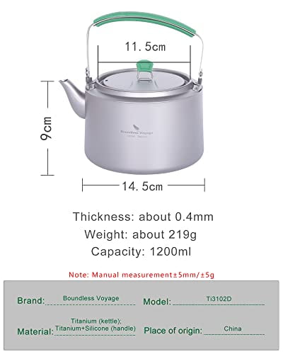 iBasingo Titanium Houtkachel met beugel Camp Houtskool Vouwbrander Outdoor Draagbare Oven Lichtgewicht Alcohol Verwarming Camping Backpacken BBQ Toeristische Koker Survival Wandelen Supplies Ti2009C