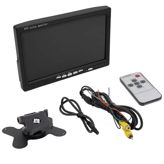 iBeam TE-7VS 7" Dash Mount Dual Video Inputs 800 480 Pixels Color TFT/LCD Monitor