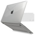 thumbnail image 1 of iBenzer Compatible with 2022 2021 2020 MacBook Air 13 inch Case M1 A2337 A2179 A1932, Plastic Hard Shell Case with Keyboard Cover for Mac Air 13 with Touch ID (2018-2022), Crystal Clear, AT13-CYCL+1, 1 of 10