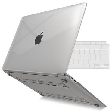 iBenzer Compatible with 2022 2021 2020 MacBook Air 13 inch Case M1 A2337 A2179 A1932, Plastic Hard Shell Case with Keyboard Cover for Mac Air 13 with Touch ID (2018-2022), Crystal Clear, AT13-CYCL+1