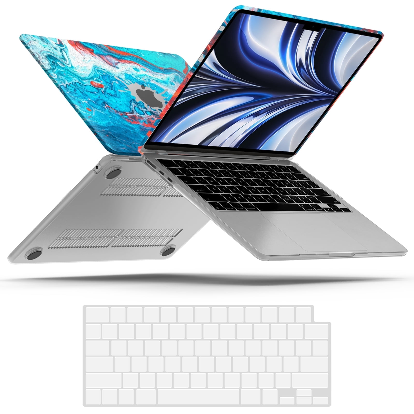 T*i様 Macbook 13 inch Aluminum ノート iBenzer Protective Case for 2024-2022 MacBook Air 13 inch, M3
