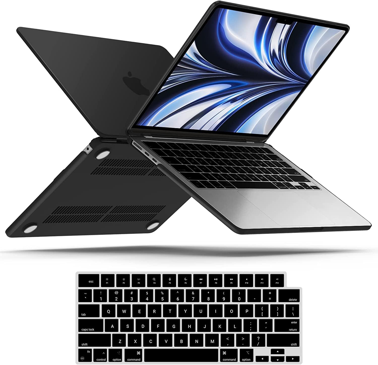 iBenzer Compatible with 2024 2023 2022 MacBook Air 13 inch Case M3