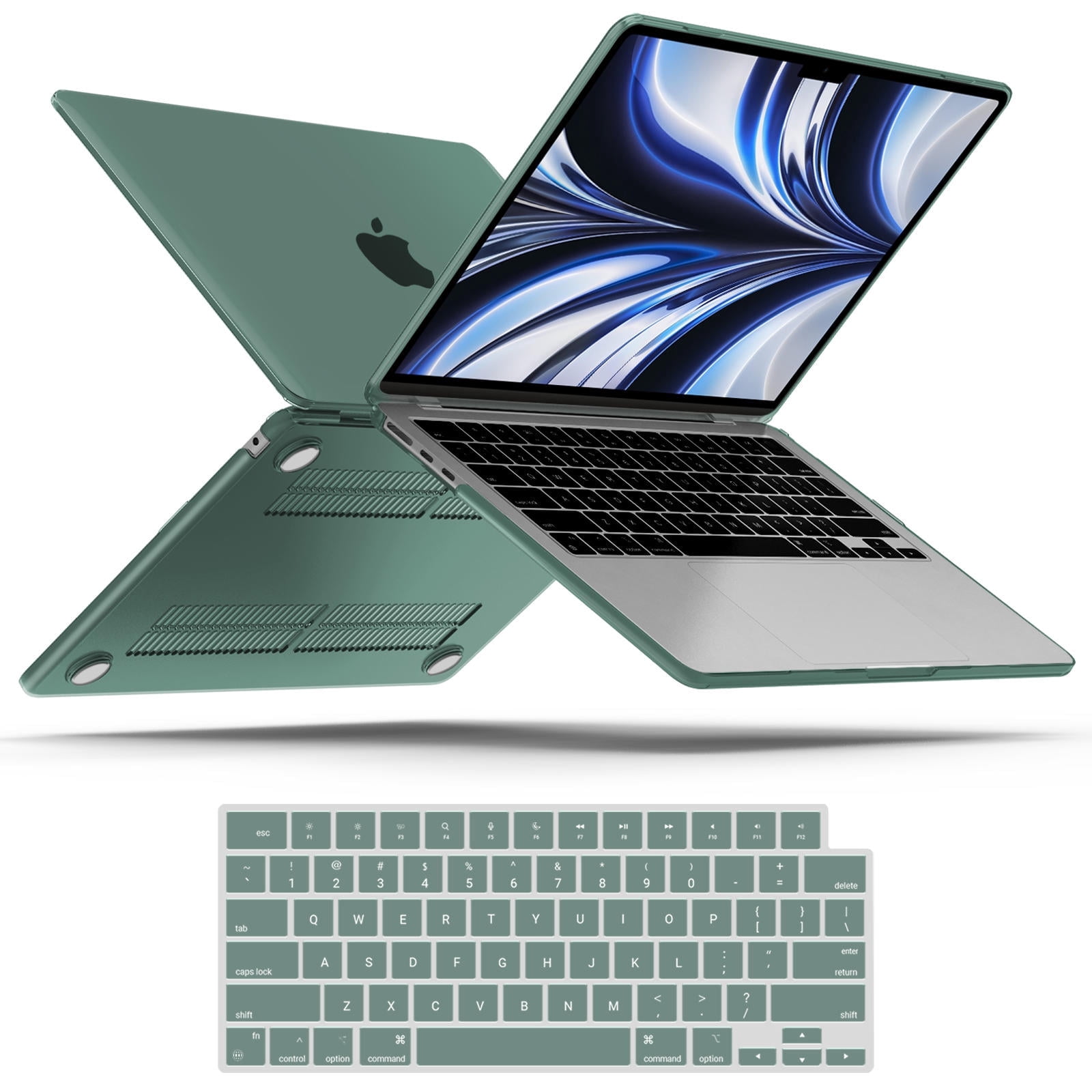hoesie MacBook Air 13,6 inch hardshell Transparant