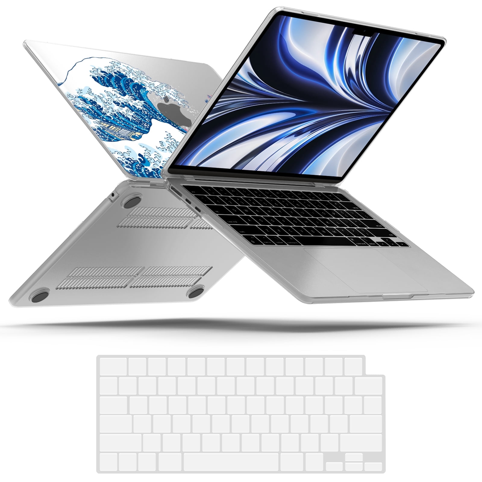 iBenzer Protective Case for 2024-2022 MacBook Air 13 inch, M3