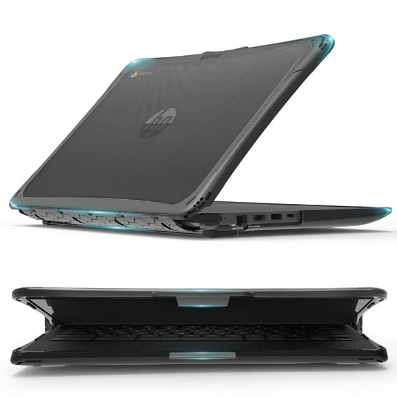 iBenzer Hexpact 360 Case for HP ProBook Fortis 14" G10, Heavy Duty Case for 14" HP ProBook Fortis G10, Protective Cover with Screen Lock for K-12 Student, Education, Black, HP14PB-G10