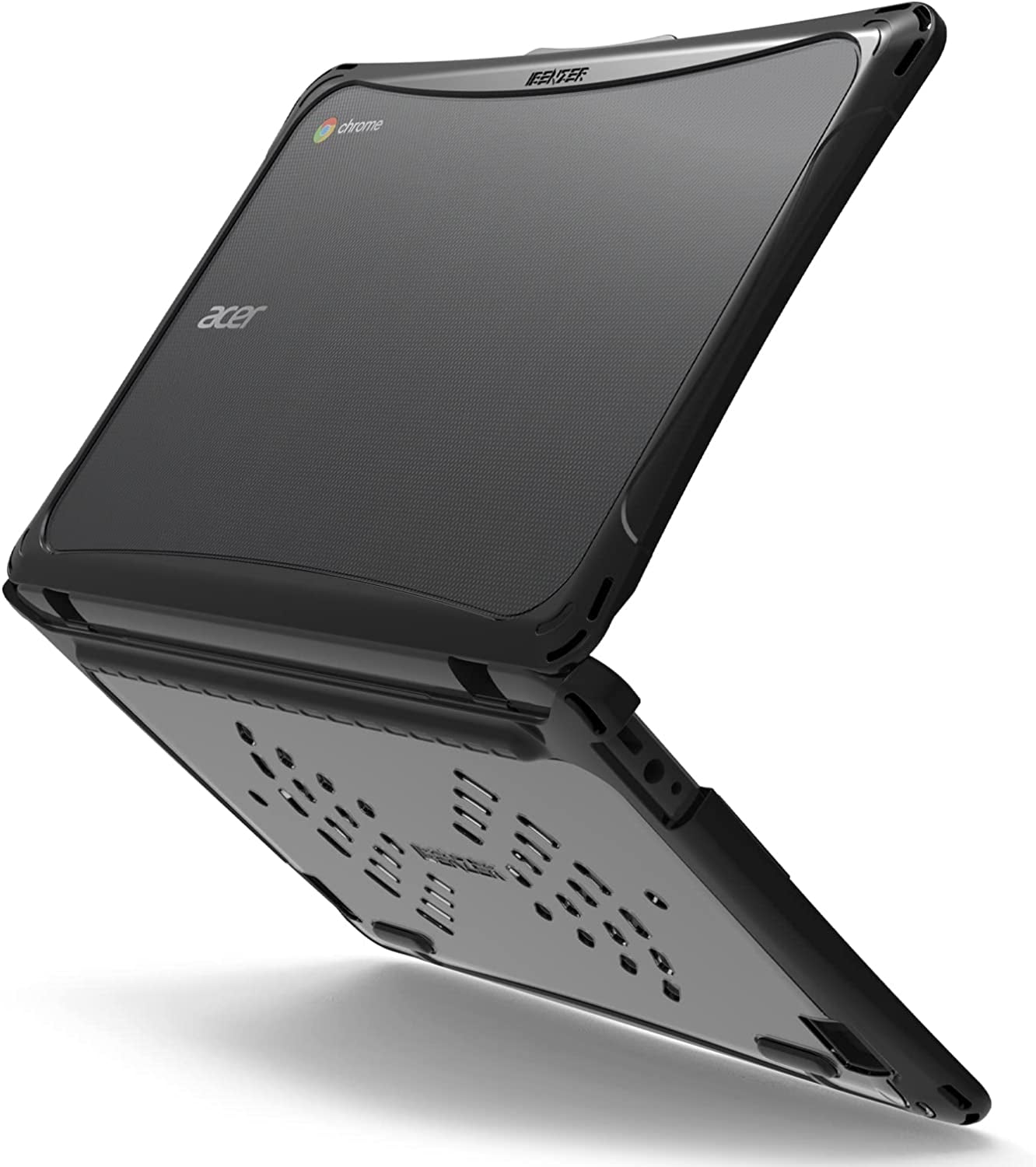 iBenzer Hexpact Case for Acer R753T/R753TN 11 inch Chromebook Spin 511, Heavy Duty Case for Acer R753T/R753TN Chromebook Spin 511 11", Protective Case for K-12 Students, Black, W-HPE-ACER R753