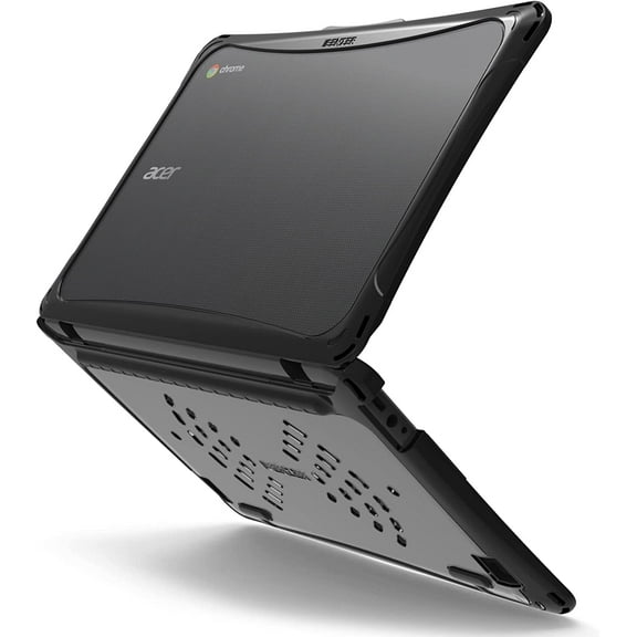 iBenzer Hexpact Case for Acer R753T/R753TN 11 inch Chromebook Spin 511, Heavy Duty Case for Acer R753T/R753TN Chromebook Spin 511 11", Protective Case for K-12 Students, Black, W-HPE-ACER R753
