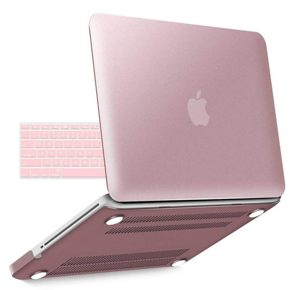 iBenzer Old MacBook Pro 13 Inch case A1278, Soft Touch Hard Case Shell Cover with Keyboard Cover