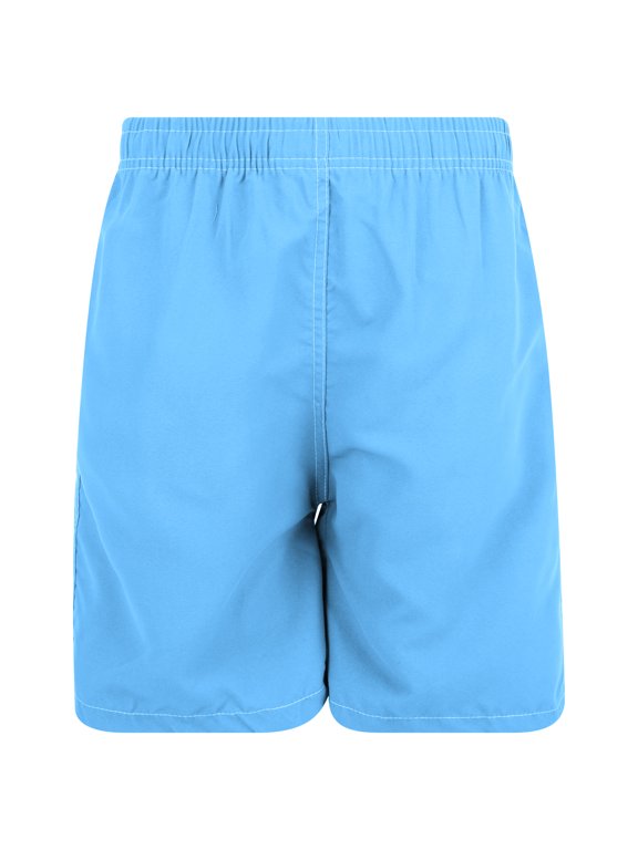 Boys Swim Trunks Adjustable Waist, Mesh Lining, 2 Pockets & Quick Dry,, Turquoise, Large