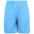 thumbnail image 1 of iBerryNY Boys Swim Trunks Kids Beach Board Shorts Adjustable Waist 2 Side Pockets, Turquoise, X-Large, 1 of 5