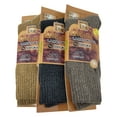 thumbnail image 1 of iBerryNY Men Merino Lamb Wool Socks Thermal Winter Warm Boot Crew, 3 Pairs, 1 of 3