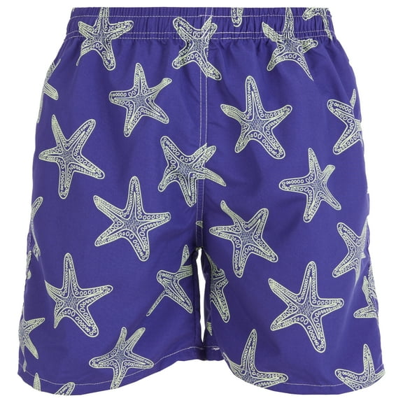 iBerryNY Men Swimming Trunks Beach Shorts SwimSuit Pockets Mesh Lining, XL