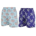 thumbnail image 1 of iBerryNY Men Swimming Trunks, Swim Suit, Beach Shorts Mesh Lining, 2 Pairs, 1 of 1