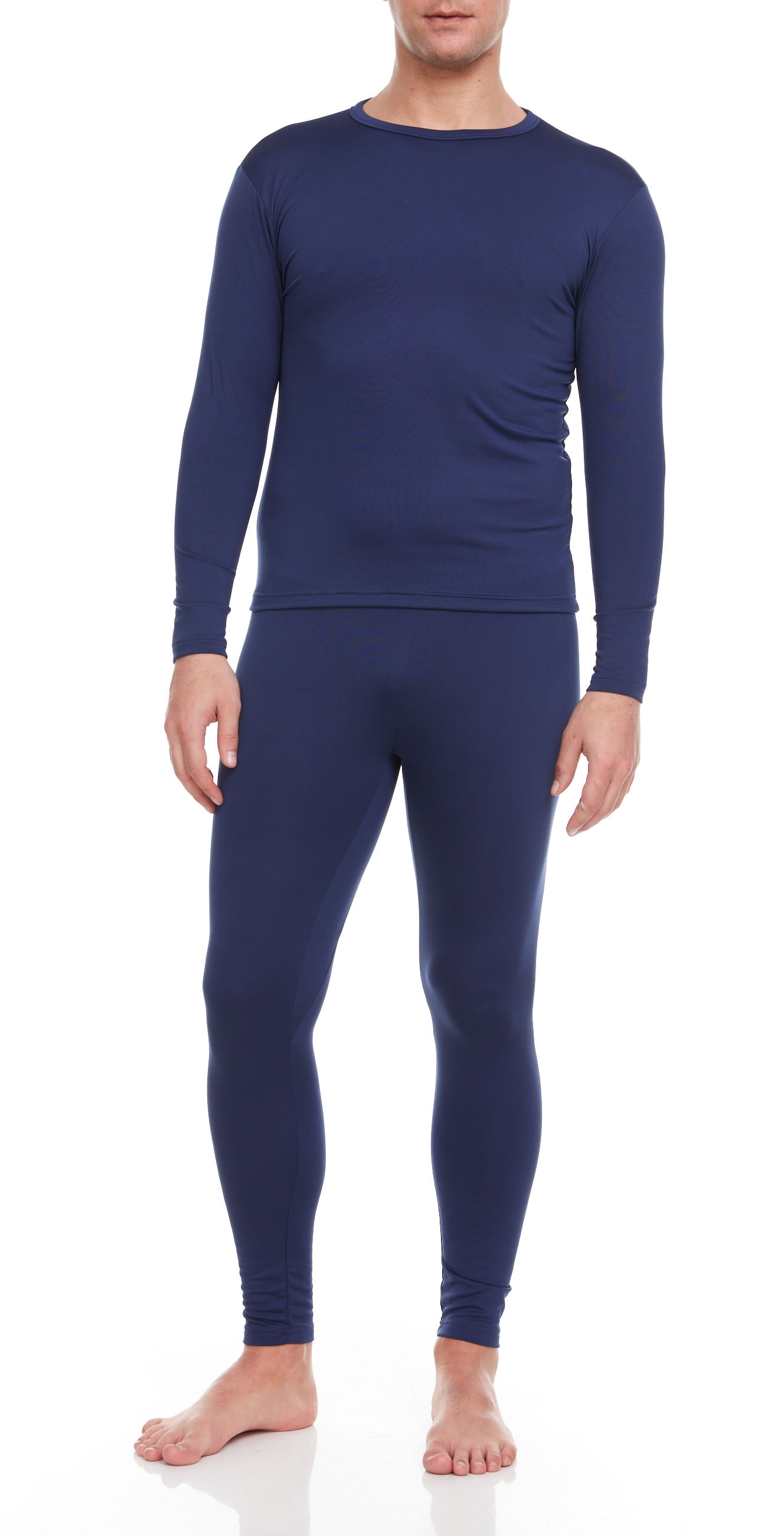 Navy blue thermal underwear discount