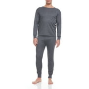iBerryNY Men Thermal Winter Underwear Long John 100% Cotton Fleece