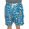 thumbnail image 1 of iBerryNY Mens Swim Trunks Swimming Shorts Board Swimwear Cargo Pockets Mesh Lining, 3 Pockets, 1 of 4