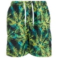 thumbnail image 1 of iBerryNY Mens Swimming Trunks Adult Male Shorts Cargo Pockets Mesh Lining, Weed, Medium, 1 of 4