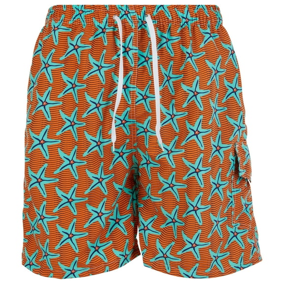iBerryNY Mens Swimming Trunks, Beach Shorts, Swim Suit Cargo Pocket
