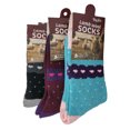 thumbnail image 1 of iBerryNY Women Lamb Wool Socks Thermal Warm Winter Hiking Boot Crew, 3-Pack, 1 of 4