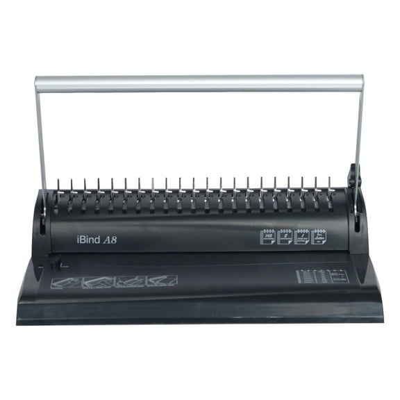Sircle A8 Plastic Comb Binding Machine, 8 Sheets Punched, Manual, 1 Count