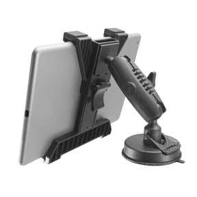 Ibolt Tabdock BizMount -Holder/Mount with Suction Cup Base- for Your Windshield, Dashboard, or Desk - Compatible with All 7"-10" Tablets