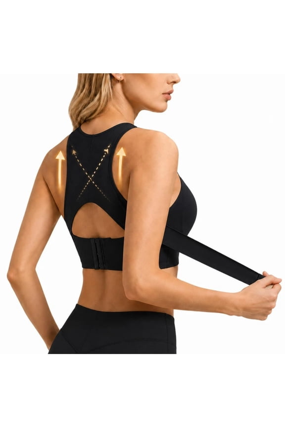 iBraStar Posture Corrector Bra Original, Wireless Wide Strap Back Support Full Coverage Bra