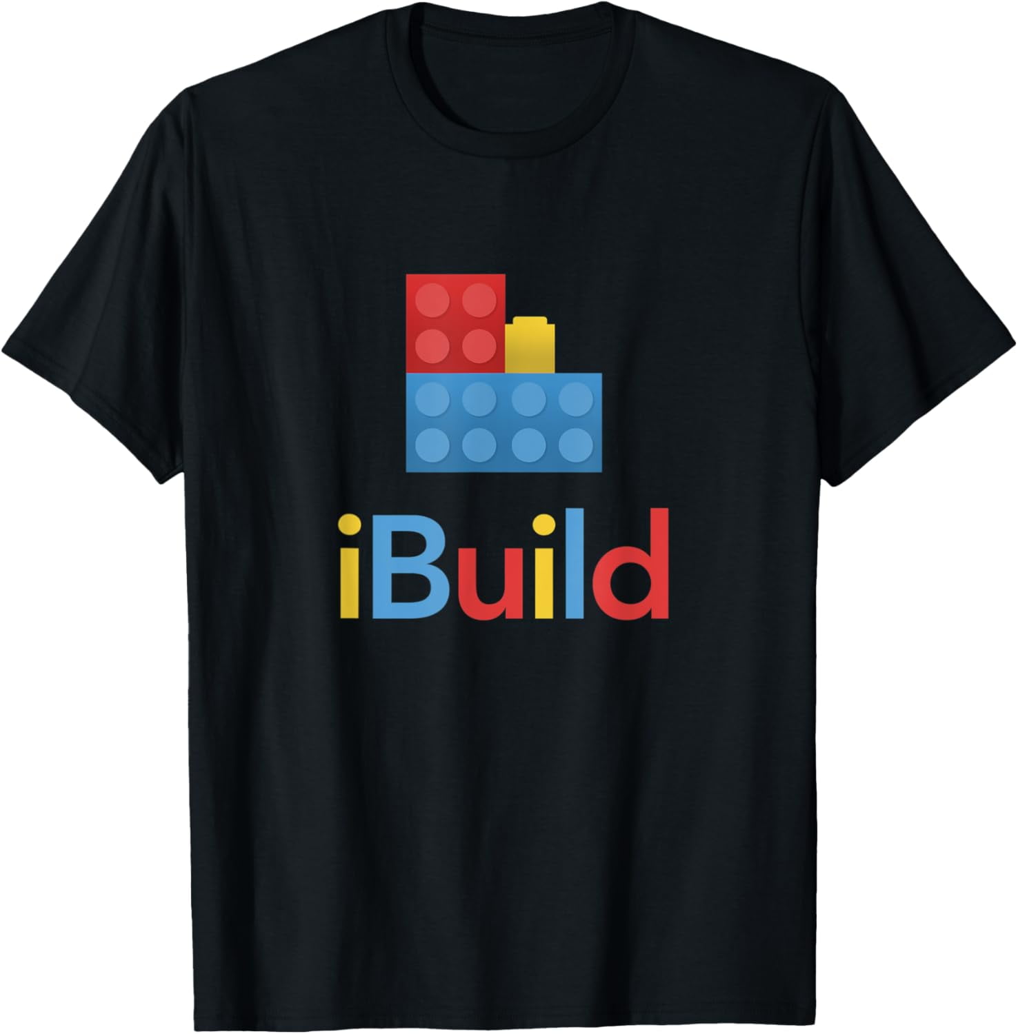 iBuild Toy Bricks Building Blocks Parody Create and Build 4 TShirt