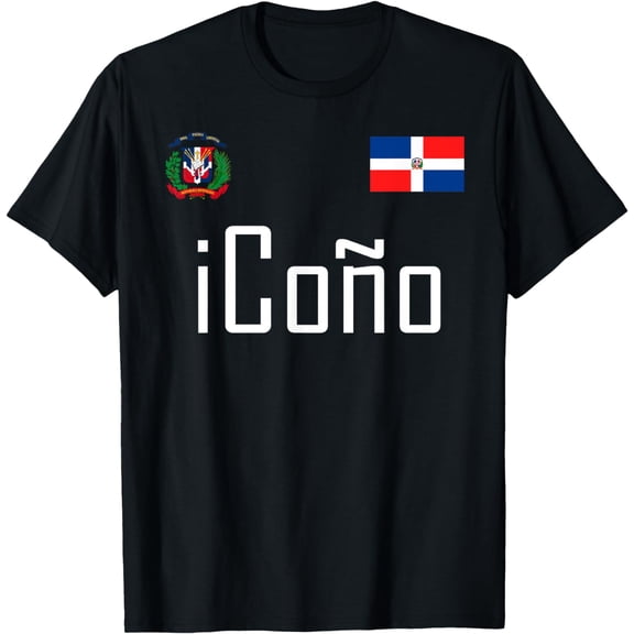 iCONO SHIRT | DOMINICAN REPUBLIC | Funny Spanish T-Shirt mens t shirt，black，women，funny，misfits，men，journey