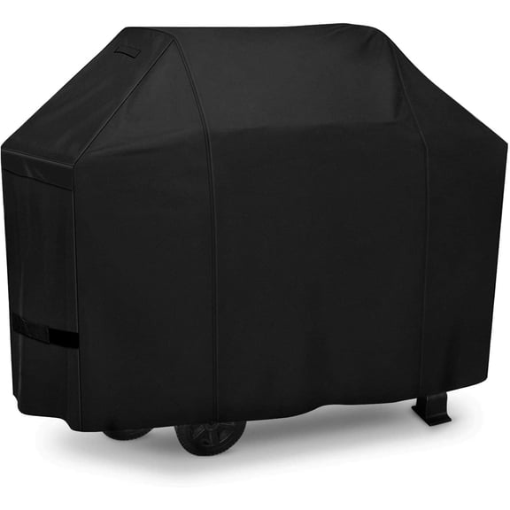 iCOVER 600D Grill Cover - 60 inch Heavy Duty Barbeque Gas Grill Cover 600D Canvas Waterproof No Fading Smoker BBQ Covers, for Weber,Char Broil, Holland, Jenn Air, Brinkmann