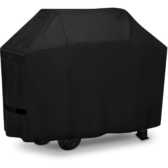iCOVER Grill Cover 50in, 600D Heavy Duty with Mesh Air Vent, Waterproof Barbecue Gas Smoker Cover, UV and Fade Resistant , Fit for Weber Char-Broil Nexgrill Brinkmann and More