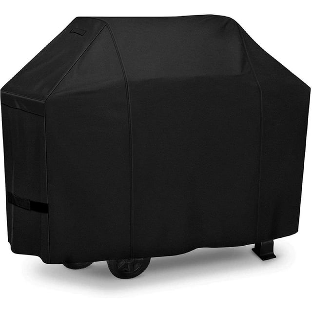 iCOVER Grill Cover 50in, 600D Heavy Duty with Mesh Air Vent, Waterproof Barbecue Gas Smoker Cover, UV and Fade Resistant , Fit for Weber Char-Broil Nexgrill Brinkmann and More