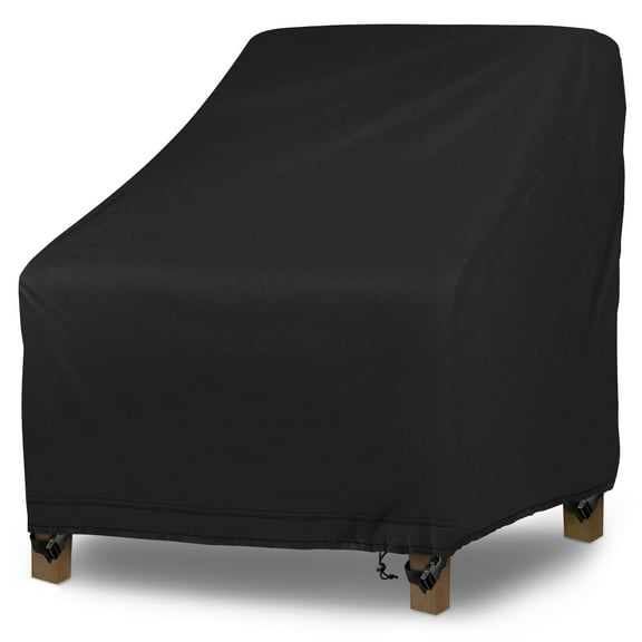 iCOVER Patio Chair Cover, Waterproof Cover for Deep Seat Armchair Lounge, Buckles Drawstring Design