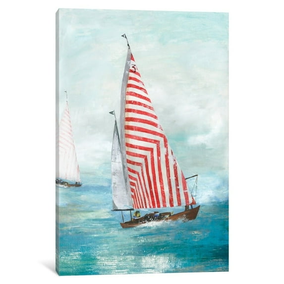 iCanvas "Red Sails" by Allison Pearce Canvas Print