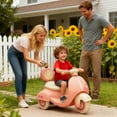 thumbnail image 1 of iCapeson 12V Kids Electric Motorcycle, Toddler Ride On Toy with Parent Remote Control, 3-Wheel Stable Scooter for 1-3 Year Olds, Soft Start, Bluetooth Music, Wooden Handle - ASTM/CPSIA Certified, 1 of 7
