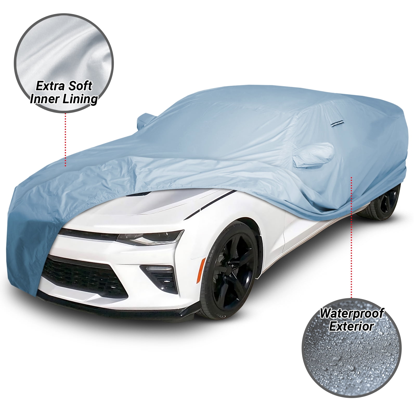 iCarCover Custom Fit Car Cover for 2016-2022 Chevy Camaro