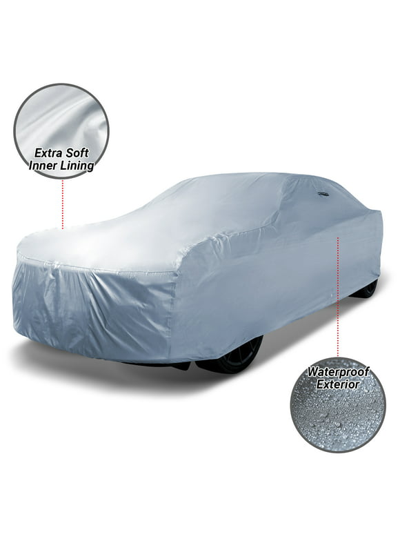 iCarCover Custom Fit Car Cover for 2020-2023 Chevy Corvette C8 w/o High Wing Spoiler 2020-2023 Waterproof Standard Car Cover
