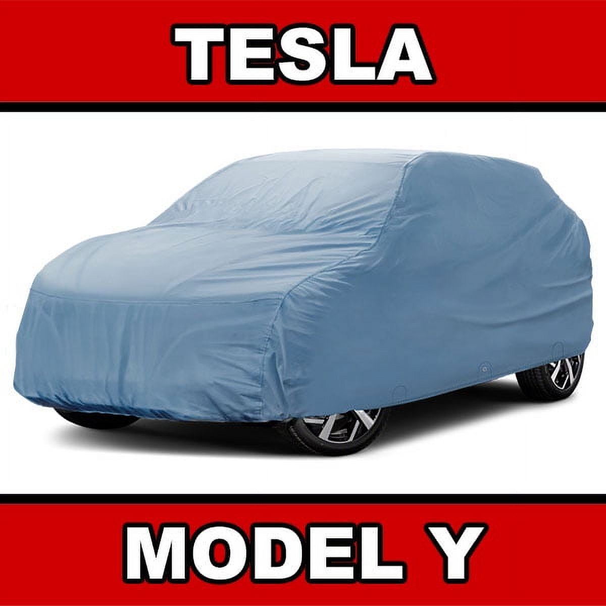 For Tesla Model Y 210T Full Car Covers Outdoor Sun uv protection Dust Rain  Snow Protective Anti-hail car cover Auto car cover