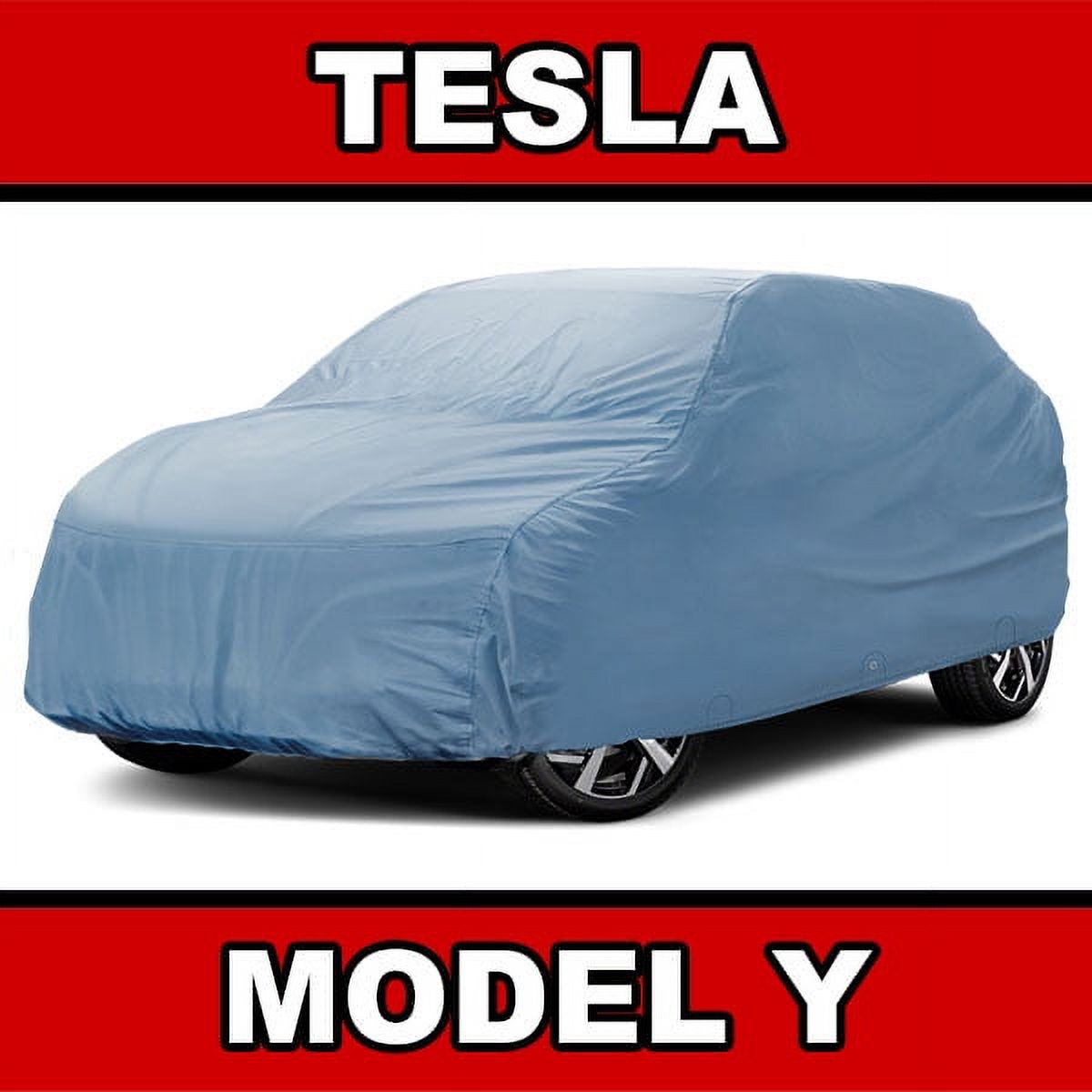 iCarCover Fits [Tesla Model Y] 2020 2021 2022 2023 For Automobiles Waterproof Full Exterior Hail Snow Indoor Outdoor Protection Heavy Duty Custom Vehicle SUV Car Cover - image 1 of 3