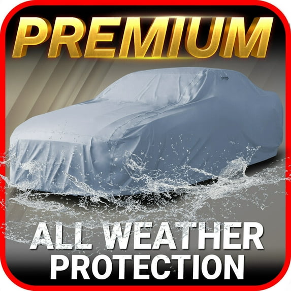 iCarCover Waterproof All Weather Premium Car Cover (200" - 204" L)