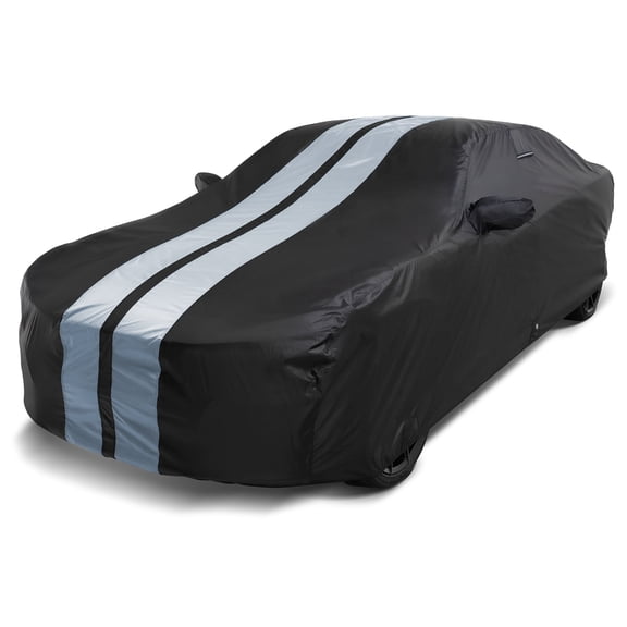 iCarCover Waterproof Custom Fit Premium Car Cover for 2006-2010 Bentley Azure (Black / Gray)