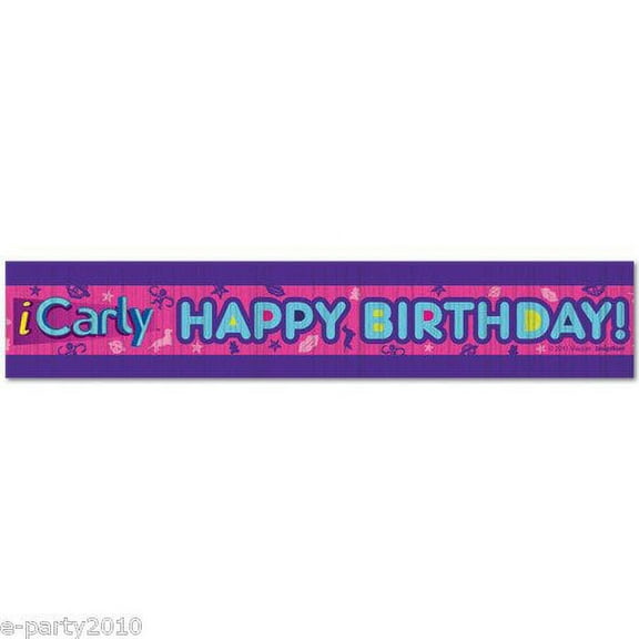 iCarly Crepe Paper Streamer (1ct)